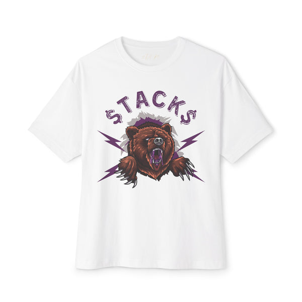 STACKS - PO'BEAR Unisex Oversized Boxy Tee