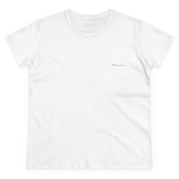 STACKS- DLANE Women's Midweight Cotton Tee